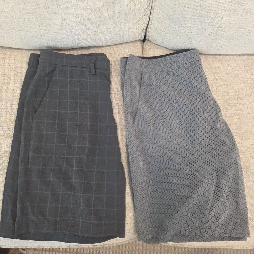 2 Pairs Buffalo and Haggar Men's Shorts Size 36